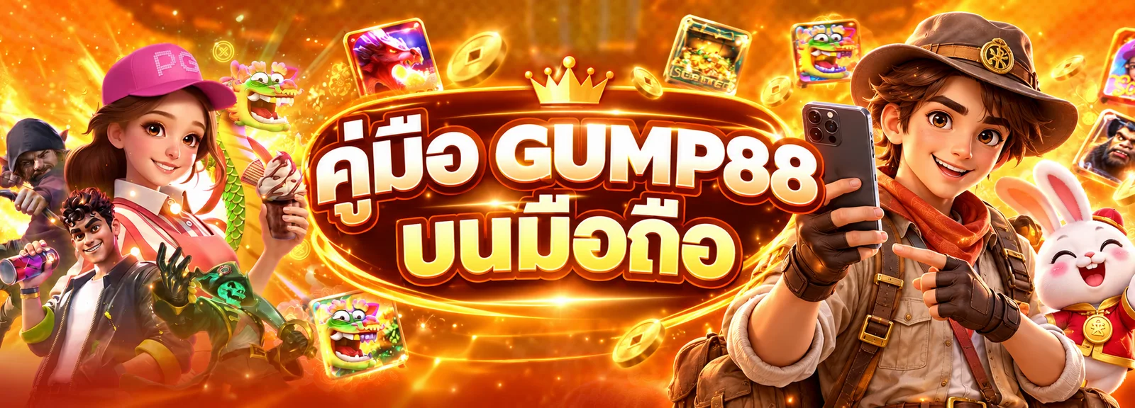 GUMP88 บนมือถือ คู่มือทางเข้า ตั้งค่า และแก้เว็บเข้าไม่ได้